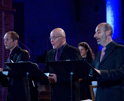 Charpentier Magnificat. Motet for 3 men voices.